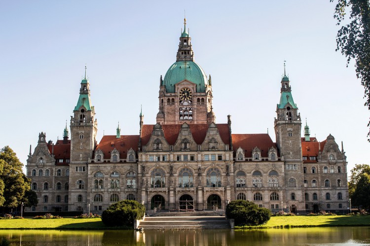 Rathaus Hannover Deutschland - Messe CeBIT 2018: Digitalisierung, IoT, Blockchain, Künstliche Intelligenz